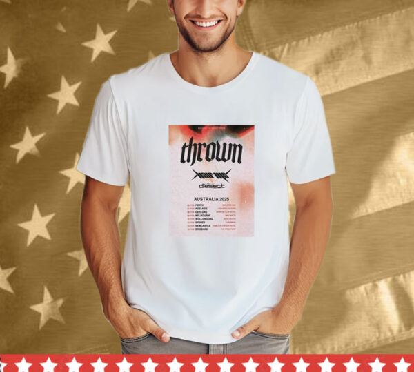 Thrown Australia Tour 2025 Tee Shirt