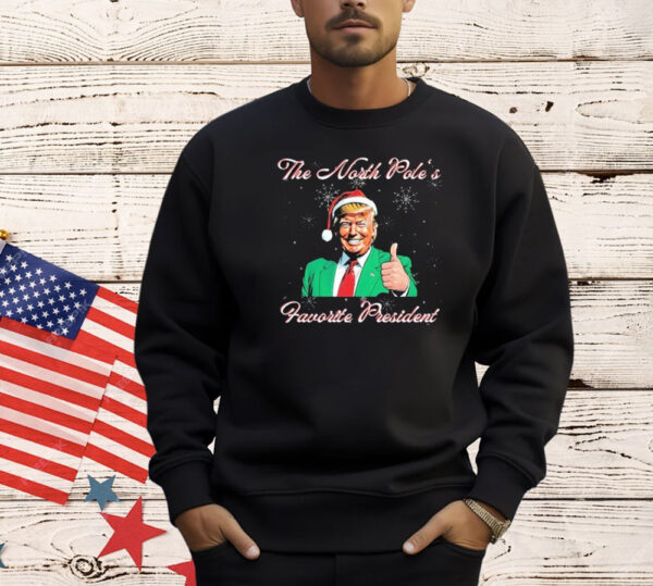 Trump The North Pole’s Favorite President Christmas Shirt