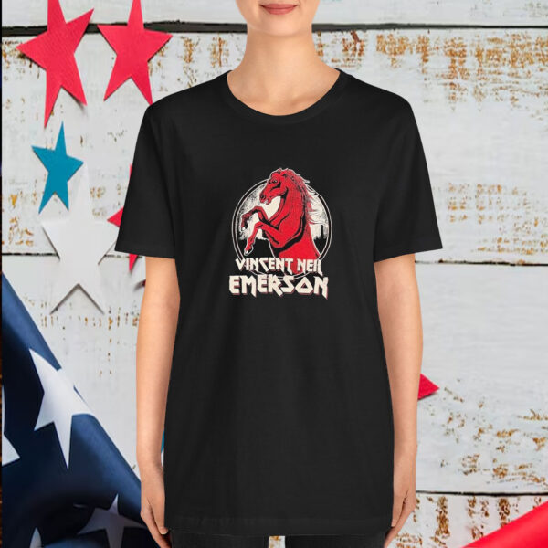 Vincent Neil Emerson Red Horse T-Shirt