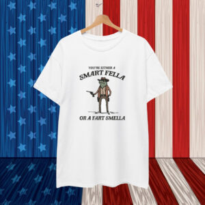 You’re Either A Smart Fella Or A Fart Smella Frog Cowboy T-Shirt