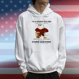 Eagle I’m a grumpy old lady if you don’t want a sarcastic answer don’t ask a stupid quesstion T-Shirt