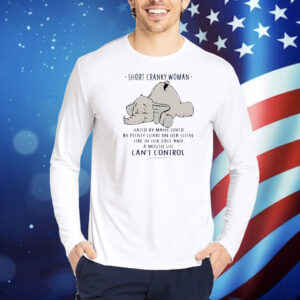 Elephant short cranky woman Shirt