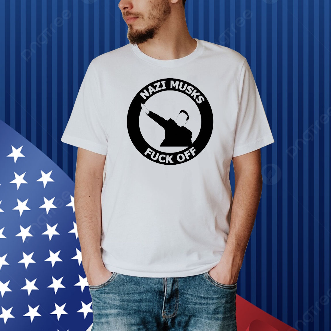 Fuck off Nazi Musk Shirt