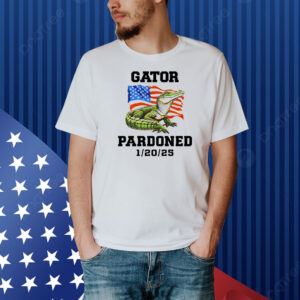 Gator pardoned 1 20 25 USA flag Shirt