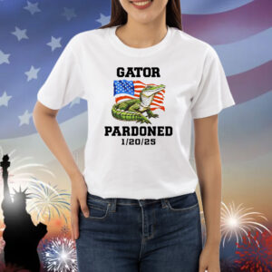 Gator pardoned 1 20 25 USA flag Shirt