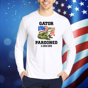 Gator pardoned 1 20 25 USA flag Shirt