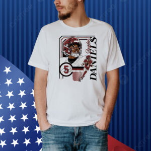 Jayden Daniels collage frame Washington Commanders vintage Shirt