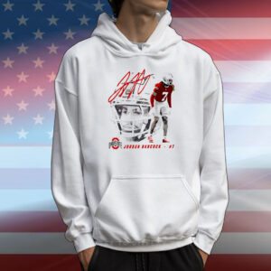 Jordan Hancock 7 Ohio State Buckeyes National Champion signature T-Shirt