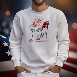 Jordan Hancock 7 Ohio State Buckeyes National Champion signature T-Shirt