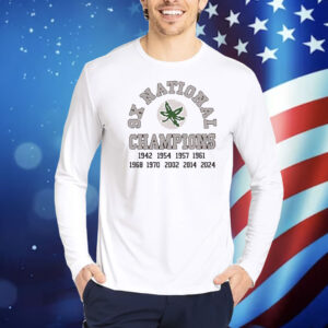 Leaf Ohio State Buckeyes 9X National Champions Shirt
