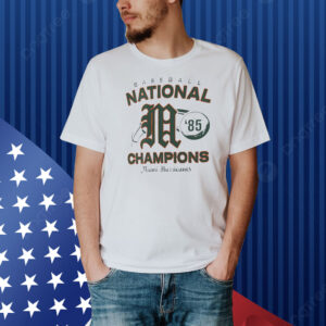 Miami Hurricanes Baseball National Champions dynamic showdown Shirt