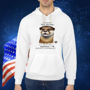 Otter I try to be a nice person Shirt