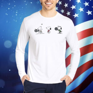 Peanuts Snoopy playing tennis Shirt