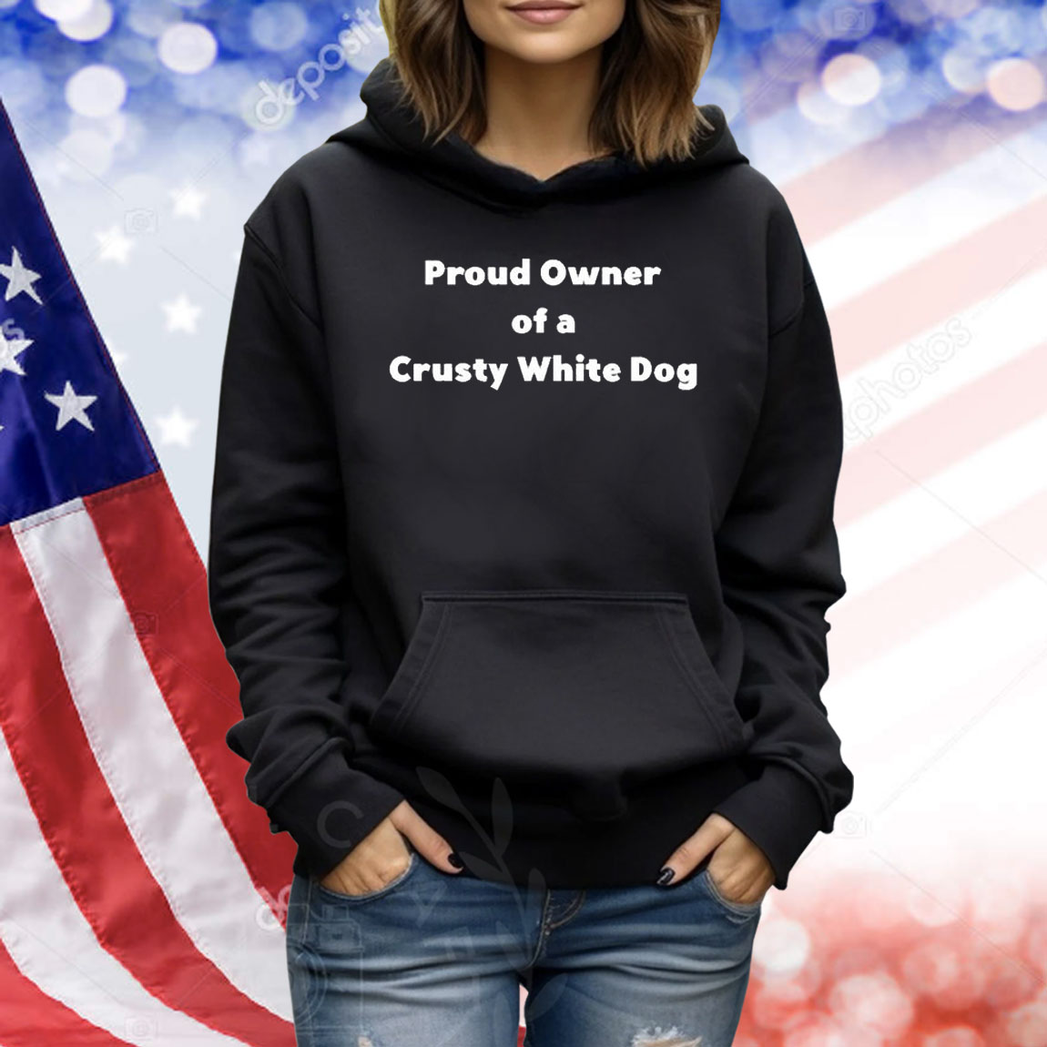 Proud Owner Of A Crusty White Dog Shirt