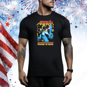 Anthrax Spreading The Disease Vintage Tee Shirt