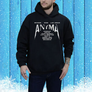 Anyma Sphere 2025 Las Vegas Artist List Tee Shirt