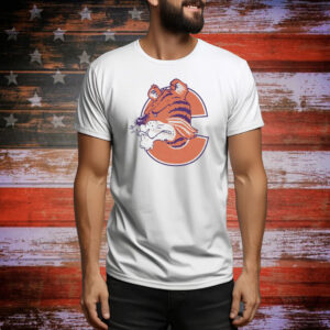 Clemson Tigers logo vintage Tee Shirt