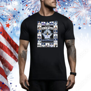 Dallas Cowboys All-Time Greats Signatures Tee Shirt