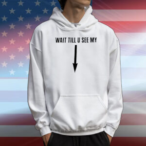 Drake wearing wait till u see my T-Shirt