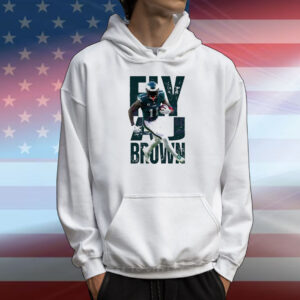 Fly A J Brown Philadelphia Eagles Super Bowl LIX 2025 T-Shirt