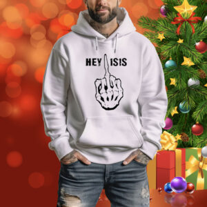 Hey ISIS Skeleton Hand Middle Finger Tee Shirt