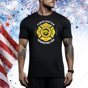 Iowa Hawkeyes Firefighter Fire Dept Always Ready Tee Shirt
