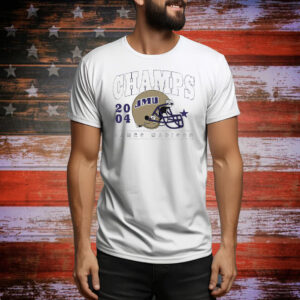 James Madison Dukes JMU football 2004 National Champions vintage Tee Shirt