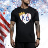 Kansas City Royals Literacy League Heart King Crown Tee Shirt