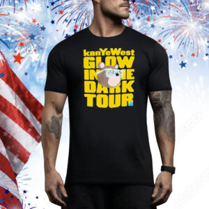 Kanye West Glow In The Dark Tour Bear Tee Shirt
