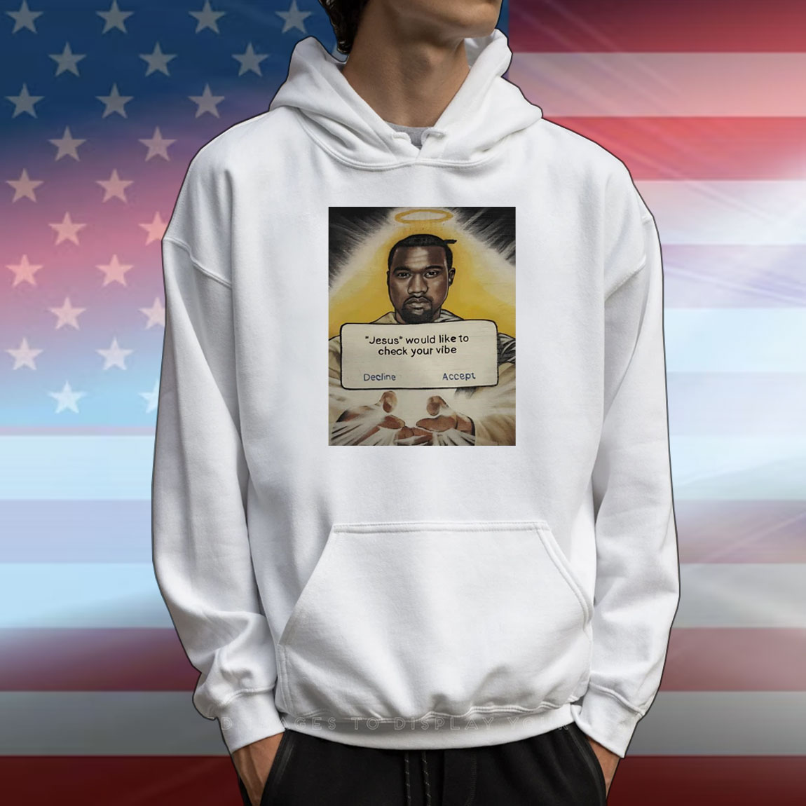 Kanye West Jesus would like to check your vibe decline accept T-Shirt