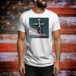 Larry Surfing Almost Shabbat Tee Shirt
