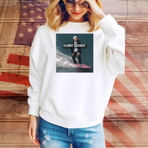 Larry Surfing Almost Shabbat Tee Shirt