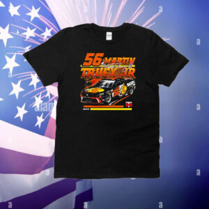 Martin Truex Jr checkered flag sports car signature T-Shirt