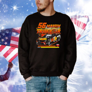 Martin Truex Jr checkered flag sports car signature T-Shirt