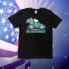 Official Snoopy And Woodstock Driving Car Philadelphia Eagles Philly Super Bowl LIX Champions 2025 T-Shirt