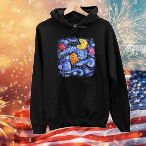 Pac-Man X Van Gogh’s Starry Night Starry Pac T-Shirt