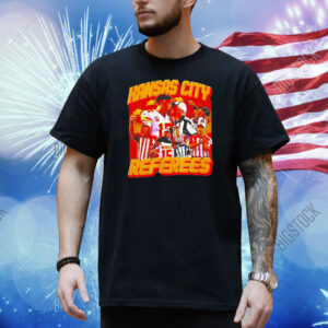 Patrick Mahomes kiss ref Kansas City Chiefs referees kissing Shirt