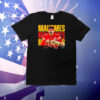 Patricks Mahomes 15 Kansas City Chiefs football players signature graphic T-Shirt