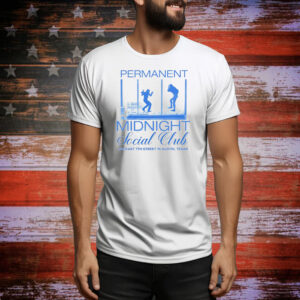 Permanent Midnight Social Club 609 East 7th street in Austin Texas Tee Shirt