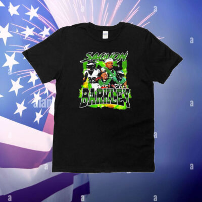 Philadelphia Eagles Saquon Barkley football player graphic T-Shirt