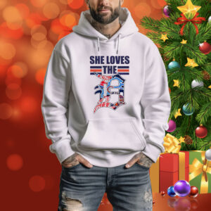 She loves The D Detroit baseball football Tee Shirt