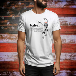 Skeleton balter to dance gracelessly without particular art Tee Shirt