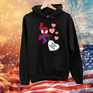 Spiderman I’m stuck on you Valentine T-Shirt