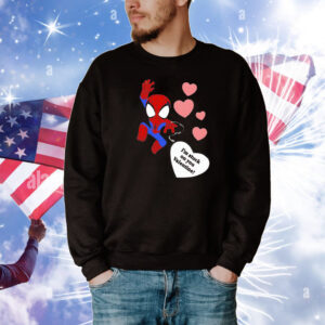 Spiderman I’m stuck on you Valentine T-Shirt