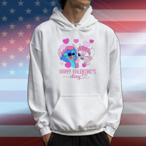 Stitch and Angel Happy Valentine’s Day T-Shirt