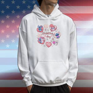 Stitch couple love Valentine T-Shirt