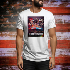 Super Bowl LIX Patrick Mahomes Kansas City Chiefs vs Jalen Hurts Philadelphia Eagles poster Tee Shirt