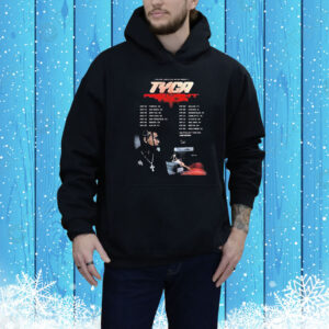 Tyga Red Light Tour 2025 Tour Dates Tee Shirt