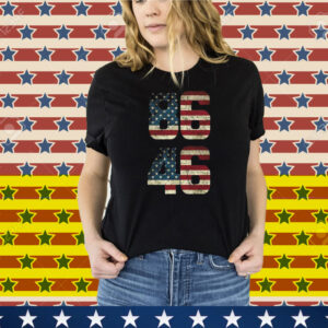 8646 American Flag Anti Joe Biden Tee Shirt