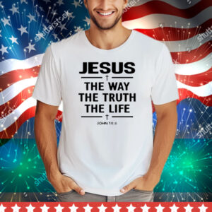 Alisson Becker Wearing Jesus The Way The Truth The Life Tee Shirt